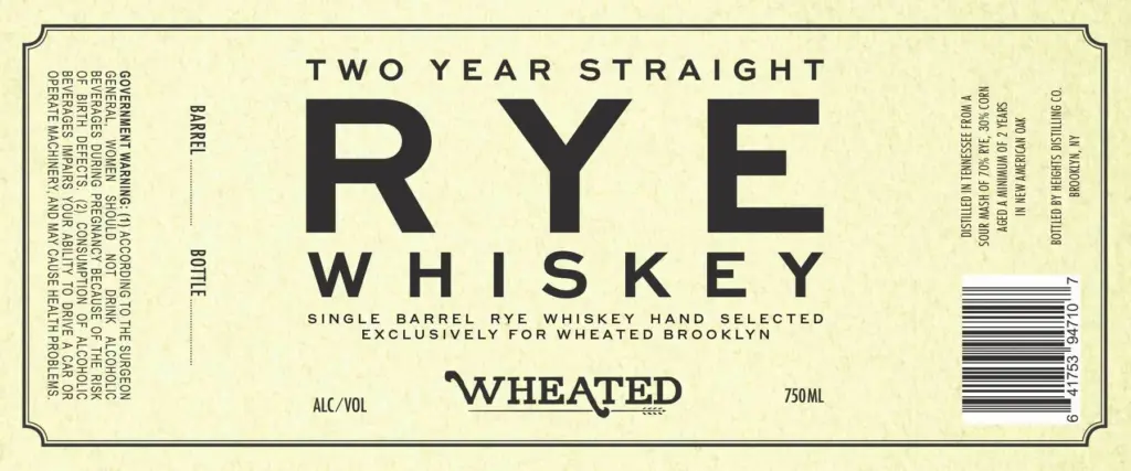 WHEATED LABEL