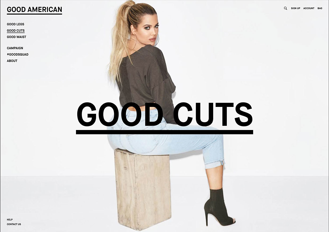 Good American Shopify Plus Launch by Shrimpton Agency