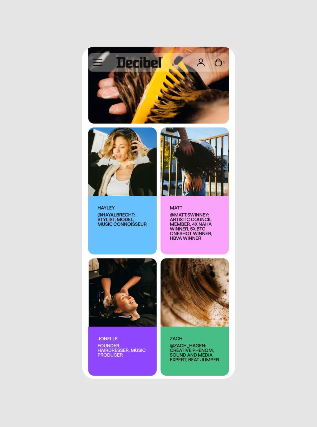Decibel hair mobile 010