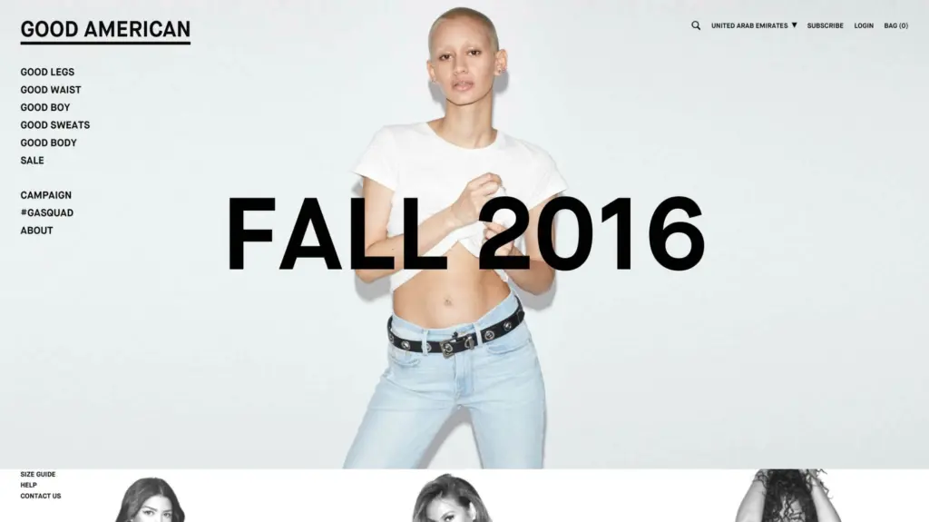 GOOD AMERICAN FALL 2016