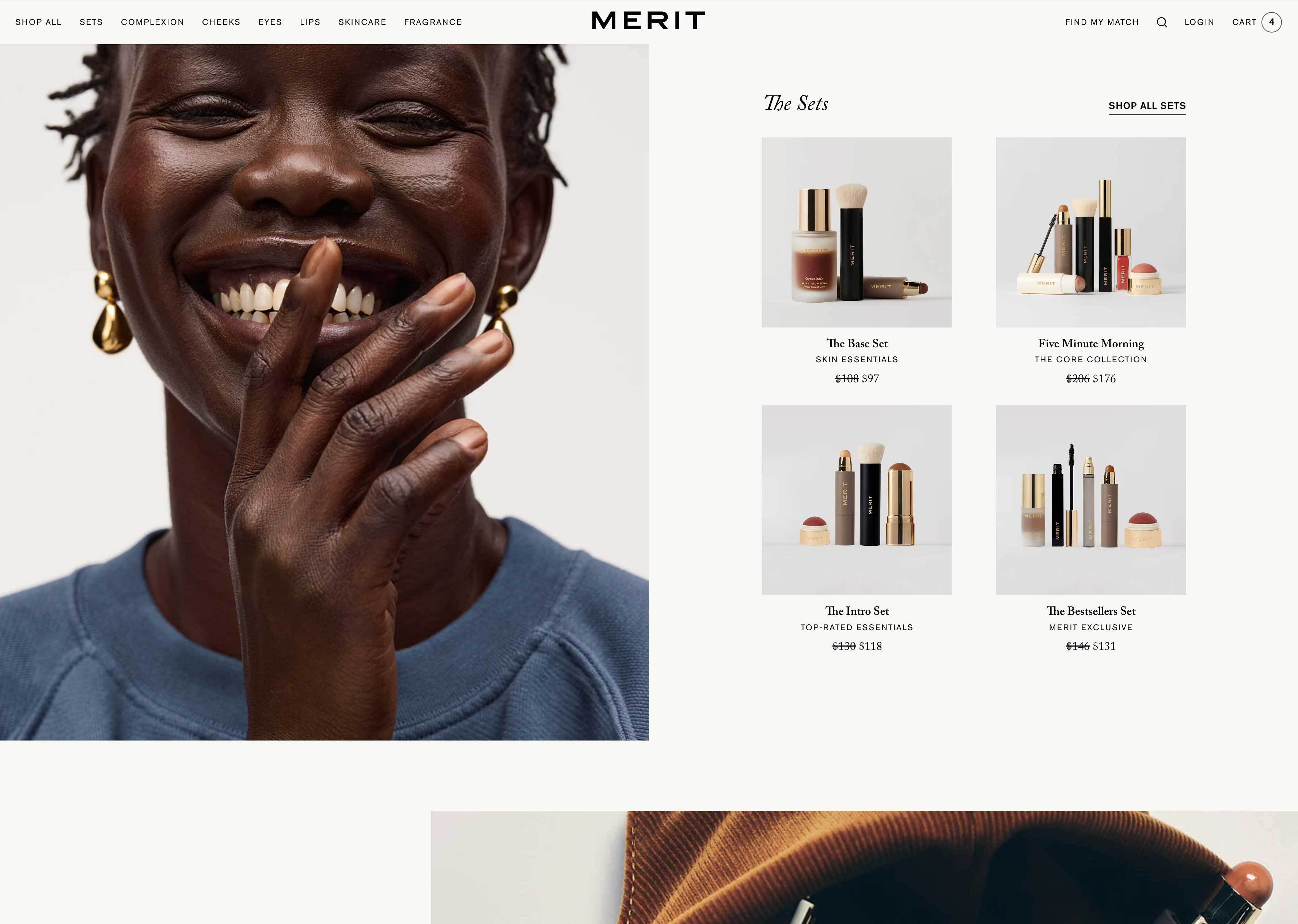 A Masterclass in Brand-Driven Conversion: MERIT Beauty’s Minimalist Approach