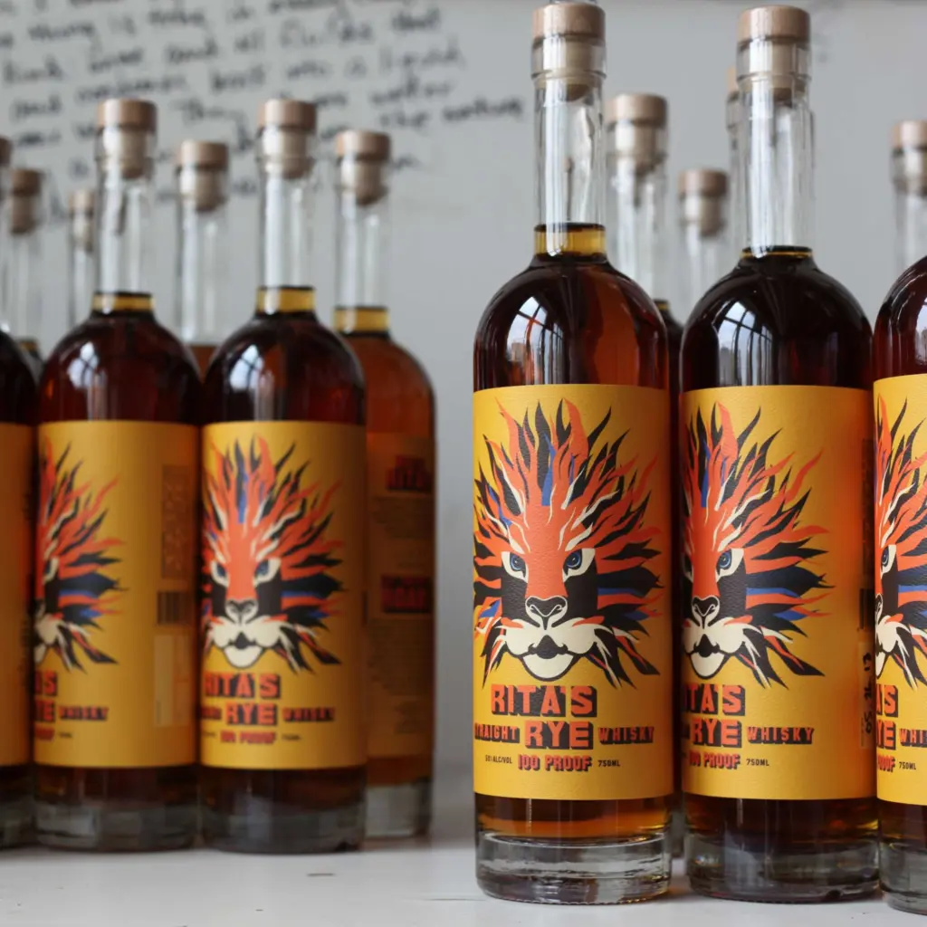 Ritas Rye Whiskey Bottling