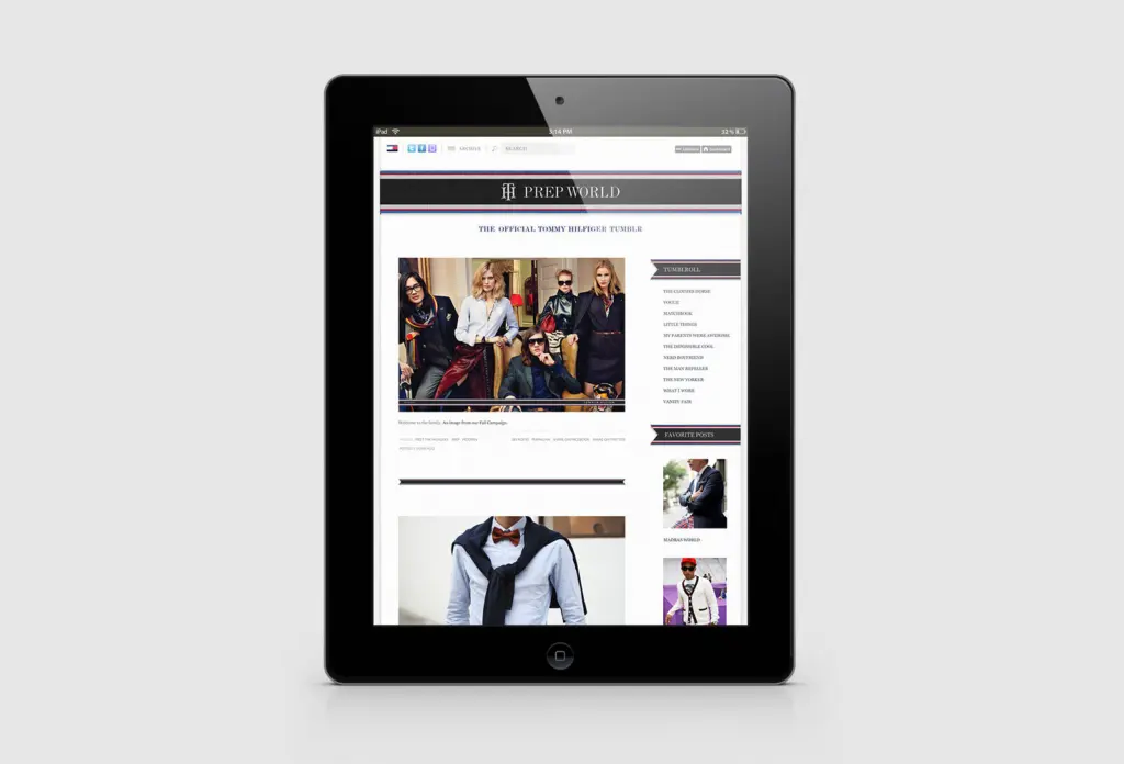 TH FW11 Tumblr ipad
